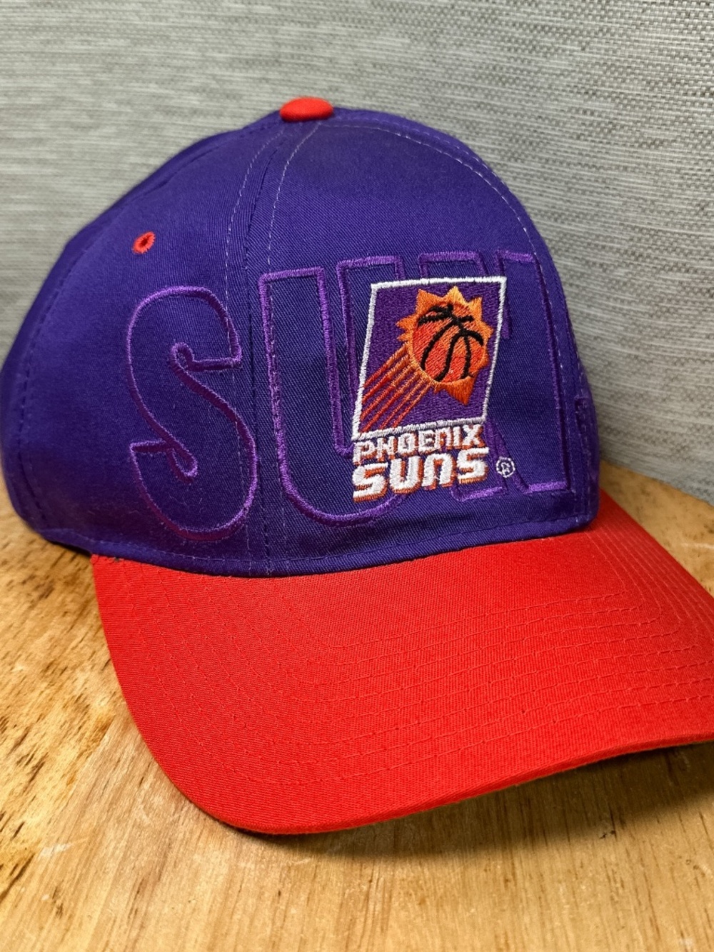 Vintage 90s Starter Phoenix Suns Classic Purple Orange Tri Power Strapback Hat
